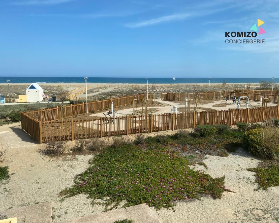 « L'Ecume » Terrasse Rez-De-Chaussee/Front De Mer Leucate Exterior foto